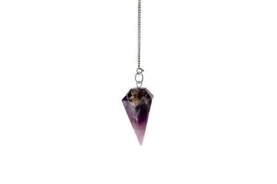 Rutengänger aus Amethyst-Edelsteinen