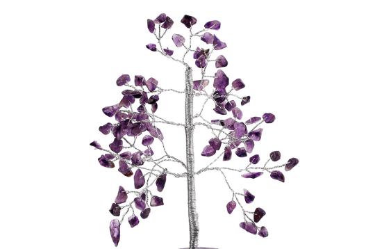 Natürlicher Amethyst Chakra, Vastu Baum – klein