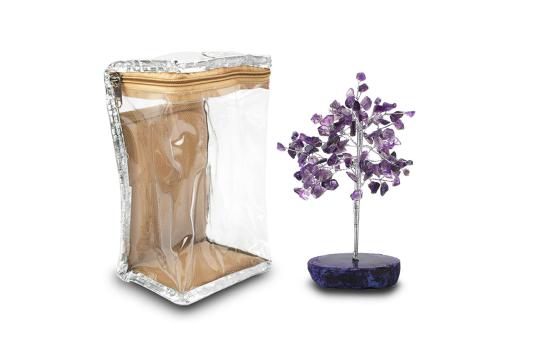 Natürlicher Amethyst Chakra, Vastu Baum – klein