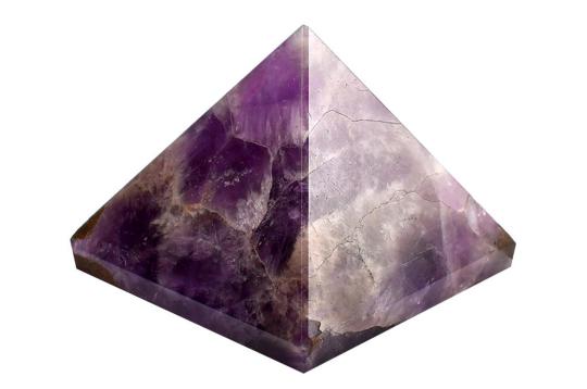 Pyramide aus natürlichem Amethyst (125 g)