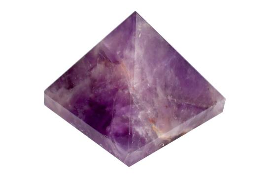 Pyramide aus natürlichem Amethyst (98 g)